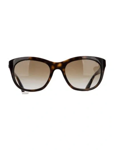 Pre-owned Ray Ban Oversize Gradient Sunglasses In Brown