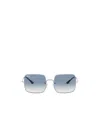 Ray Ban Ray-ban Oversized Square Frame Sunglasses In Silver