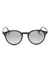 Ray Ban Pantos-frame Tinted Sunglasses In Black
