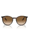 Ray Ban Ray-ban Phantos 54mm Gradient Polarized Round Sunglasses