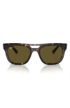 RAY BAN PHIL 54MM SQUARE SUNGLASSES