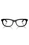 Ray Ban Ray-ban Pillow 56mm Oval Optical Glasses In Black