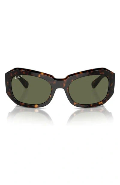 Ray Ban Pillow Beate 56mm Sunglasses In Brown