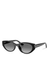 Ray Ban Ray-ban Pillow Sunglasses, 55mm In Black