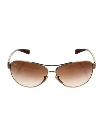 Pre-owned Ray Ban Pilot Aviator Sunglasses In Multi