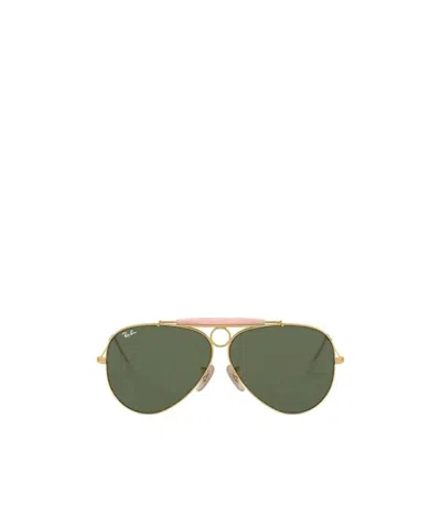 Ray Ban Ray-ban Ray-ban Shooter Rb3138 001 In Gold