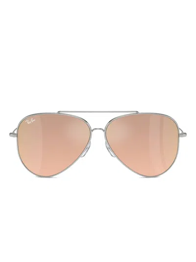 Ray Ban Pilot-frame Sunglasses In Grey