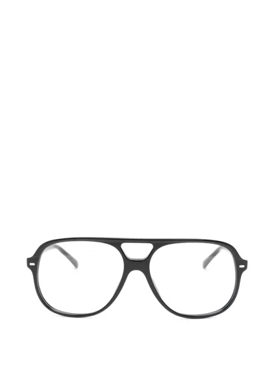 Ray Ban Pilot-frame Glasses In Black