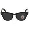 Ray Ban Polarized Black Square Unisex Sunglasses Rb0707s 901/48 50 In Black