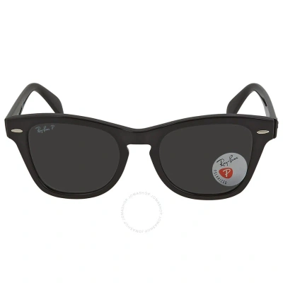 Ray Ban Polarized Black Square Unisex Sunglasses Rb0707s 901/48 53