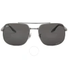 Ray Ban Polarized Dark Grey Square Unisex Sunglasses Rb3699 004/k8 59 In Dark / Grey / Gun Metal / Gunmetal