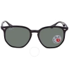 Ray Ban Polarized Green Classic G-15 Hexagonal Unisex Sunglasses Rb4306 601/9a 54 In Black Green