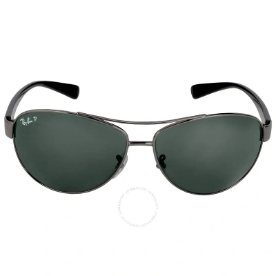 Ray Ban Polarized Green Classic G-15 Pilot Men's Sunglasses Rb3386 004/9a 63