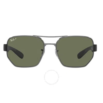 Ray Ban Polarized Green Classic Navigator Unisex Sunglasses Rb3672 004/9a 60