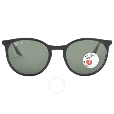 Ray Ban Polarized Green Phantos Unisex Sunglasses Rb2204 919/58 51 In Black / Green