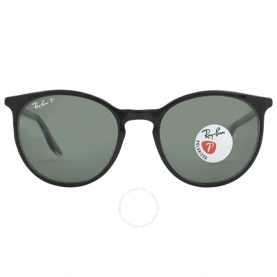 Ray Ban Polarized Green Phantos Unisex Sunglasses Rb2204 919/58 54 In Black / Green