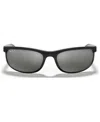 Ray Ban Ray In Black,grey Polarized