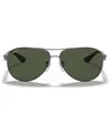 Ray Ban Polarized Sunglasses , Rb8313 In Gunmetal,grey