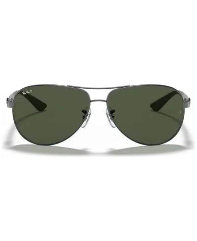 Ray Ban Polarized Sunglasses , Rb8313 In Gunmetal,grey
