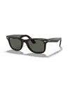 Ray Ban Ray-ban Original Wayfarer Rb 2140 Sunglasses In Polished Tortoise,green Polar