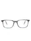 Ray Ban Polished-effect Square-frame Glasses In Grey