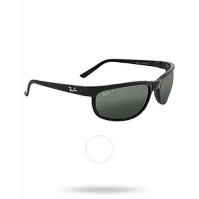 Ray Ban Predator 2 Polarized Grey Rectangular Unisex Sunglasses Rb2027 601/w1 62 In Black