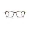 Ray Ban Raimond Optics Eyeglasses Transparent Fantasy Brown/yellow Frame Clear Lenses Polarized 54-18 In Transparent Fantasy Brown&#47yellow