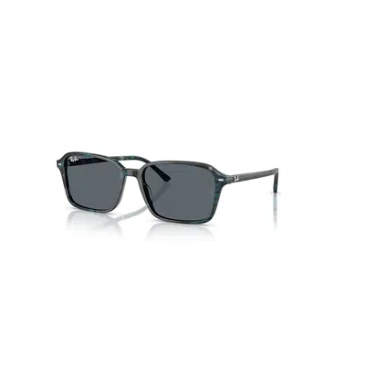 Ray Ban Raimond Sonnenbrillen Transparent Fantasy Blau/grau Fassung Blau Glas 58-18 In Transparent Fantasy Blau/grau