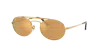 Ray Ban Rb3775m Scuderia Ferrari Collection Sunglasses Legend Gold Frame Brown Lenses 54-20 In Gold