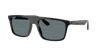 Ray Ban Ray-ban 55mm Polarized Square Sunglasses In Black