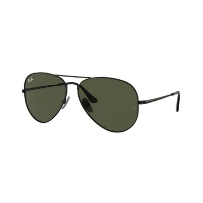 Ray Ban Ray-ban Ray-ban Aviator Titanium Rb8089 926731 In Black