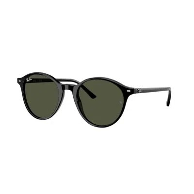 Ray Ban Bernard Sunglasses Black Frame Green Lenses 51-20