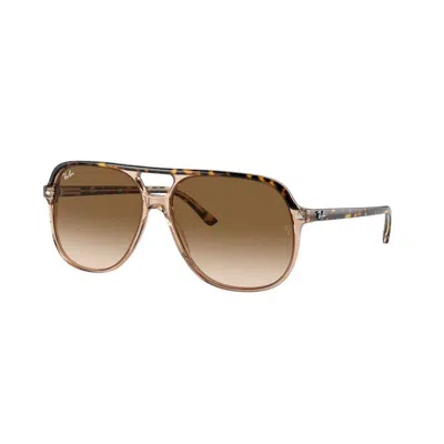 Ray Ban Ray-ban 55mm Navigator Sunglasses In Havana Brown/clear Brown