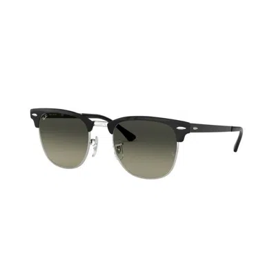 Ray Ban Ray-ban Ray-ban Clubmaster Metal Rb3716 900471 In Black