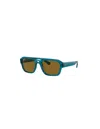Ray Ban Ray-ban Womens Blue Rb4397 Corrigan Rectangle-frame Acetate Sunglasses