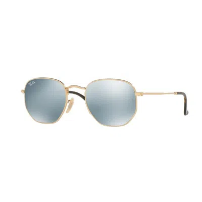 Ray Ban Ray-ban Ray-ban Hexagonal Rb3548n 001/30 In Blue