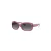 Ray Ban Rb4101 Jackie Ohh Rectangle-frame Acetate Sunglasses In Purple