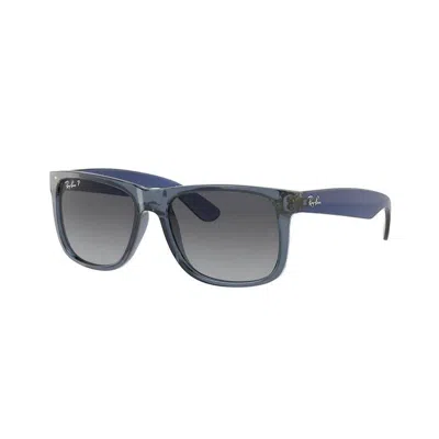 Ray Ban Ray-ban Ray-ban Justin Rb4165 6596t3 In Polarisiert Grau Verlaufstönung