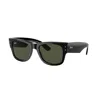 Ray Ban Sunglasses Unisex Mega Wayfarer - Black Frame Green Lenses 51-21