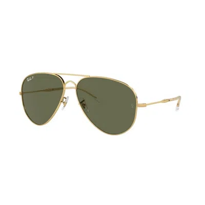 Ray Ban Ray-ban Ray-ban Old Aviator Rb3825 001/58 In Gold