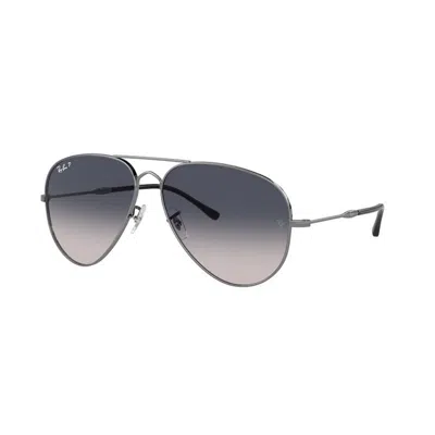 Ray Ban Ray-ban Ray-ban Old Aviator Rb3825 004/78 In Metallic