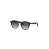 Ray Ban Rb2180 Sunglasses Black Frame Grey Lenses 49-21 In Black