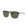 Ray Ban Rb4387 Sunglasses Black Frame Green Lenses 56-18