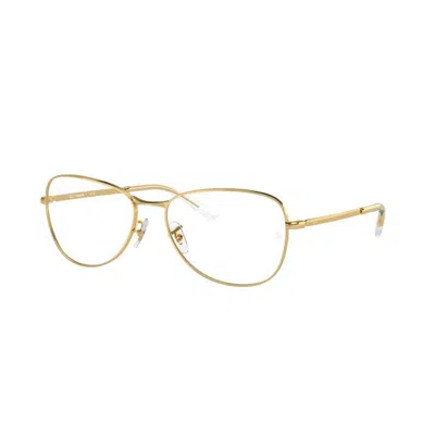Ray Ban Full-frame Plain Mirror In Gold