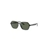 Ray Ban Rb4361 Sunglasses Black Frame Green Lenses 54-18 In Black