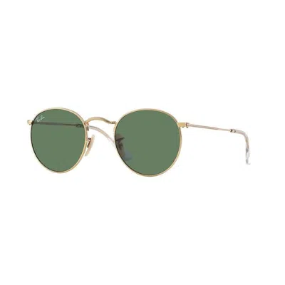 Ray Ban Ray-ban Ray-ban Round Metal Rb3447 001 In Gold
