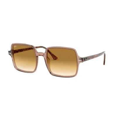 Ray Ban Ray-ban Ray-ban Square Ii Rb1973 128151 In Brown Gradient