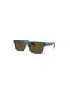 Ray Ban Warren 57mm Rectangular Sunglasses