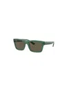 Ray Ban Warren 57mm Rectangular Sunglasses