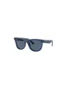 Ray Ban Sunglasses Unisex Wayfarer Reverse - Transparent Navy Blue Frame Blue Lenses 53-20